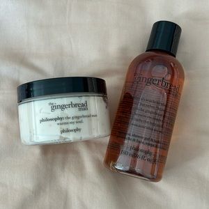 NWT philosophy The Gingerbread Man shower gel and lotion